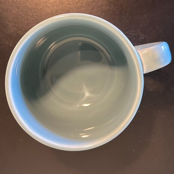 Threshold WESTFIELD Robin Eggshell Blue Stoneware Mug w/  Embossed Detailing - Picture 8 of 9